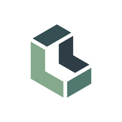 Monogram L design vector logo. Monogram initial letter mark L logo design. Monogram design vector logo. Monogram initial letter mark L logo design. Simple L monogram