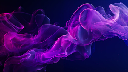 Obraz premium Digital purple particles wave and light abstract background with shining dots stars. Purple, blue, navy, and pink modern copy space banner. Abstract bokeh sparkle graphic resource background by Vita