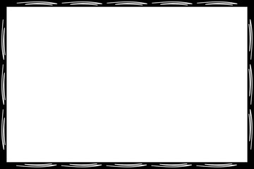 Rectangle Border Design with white background, Fame and borders - obrazy, fototapety, plakaty