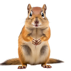 Obraz premium Chipmunk photograph isolated on white background