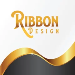 Fotobehang Colorful Vector Ribbon Banners. Banners with Labels, Tag, and Quality Badges. Banners set and colorful Ribbon, isolated on white background. Ribbon Banner in modern simple flat design © gfxboss