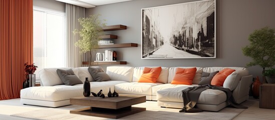 Designer living room interior