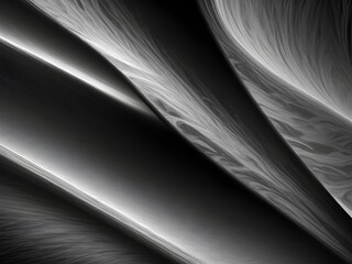 Luxury modern white black and silver gradient abstract wave background, for web design, banner, wallpaper template and etc. Generative AI