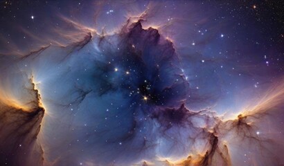 Obraz na płótnie Canvas Nebula and galaxies in deep space