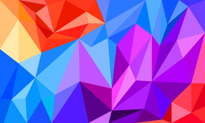 polygon colorful background. colorful mosaic abstract background. EPS 10 vector.