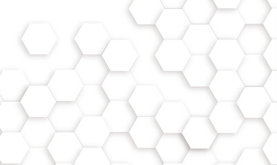 Abstract seamless hexagon pattern background. Abstract hexagon technology design background. Vector Illustration.