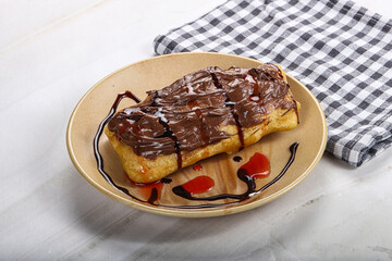 Tasty delicous Pastry with chocolate
