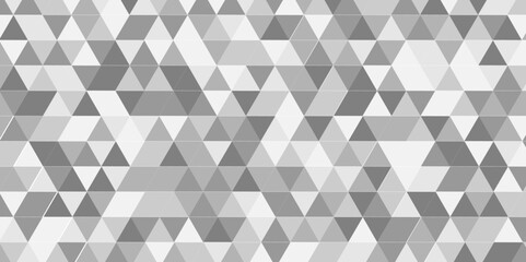 Abstract gray and white chain rough triangular low polygon backdrop background. Abstract geometric pattern gray and white Polygon Mosaic triangle Background, business and corporate background.