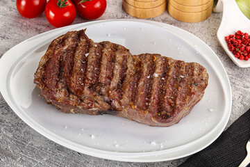 Rib eye steak grilled beef