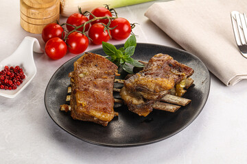 Roasted Lamb ribs with spices