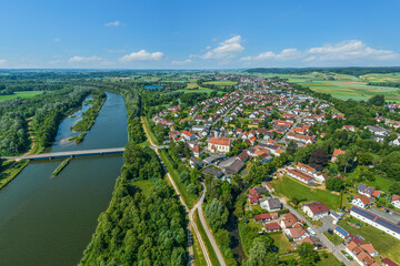 Die Gemeinde Donaumünster-Erlingshofen im Luftbild