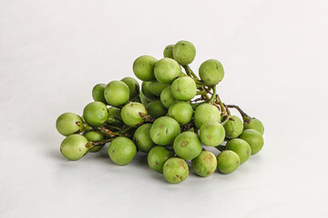 Raw ripe wild pea eggplant