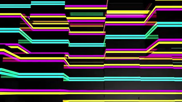 Backlight Dance DJ Concert VJ Loop colour Animation. Feel the pulse of the music, dance with the colors, and get lost in the abstract rhythms of the night
