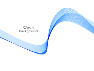 Blue wave design abstract background