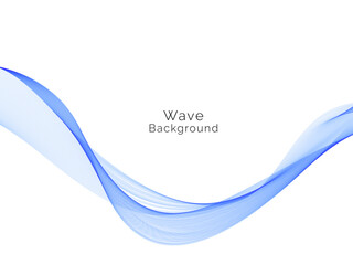 Blue wave design abstract background