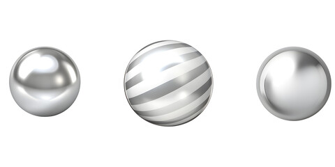 a silver sphere on a transparent background, in the style of contrasting shadows, realistic figures, anti-gloss, soft realism, contest winner, subtle tonal values, toy-like proportions - obrazy, fototapety, plakaty