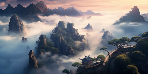 Amazing nature landscape in China