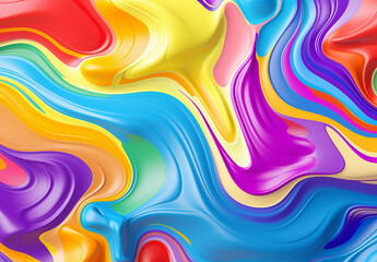 Obraz premium Marble Texture Ink Ripples Watercolor Design