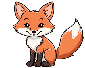Fototapeta premium Little playful Fox