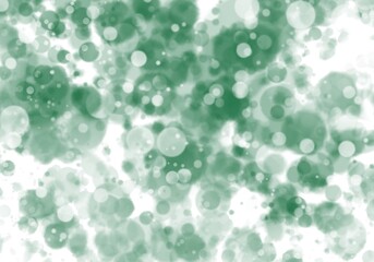 Green bubbles wallpaper background for design 