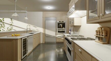 Modern Kitchen Interior Design.