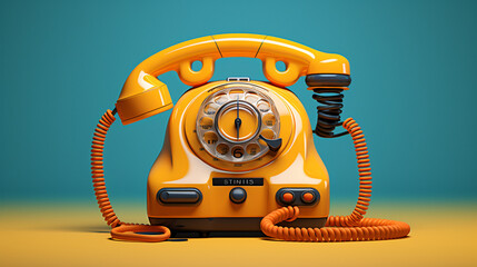 Unusual retro telephone