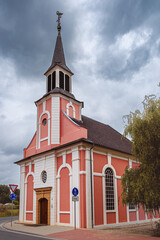 Fototapeta na wymiar Evangelische Ostkirche Pfalzdorf
