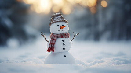 Snowman pictures in winter
