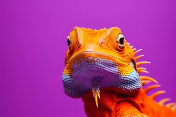 Foto op Canvas a close up of a lizard © Constantin