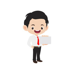 vector cute job poses job