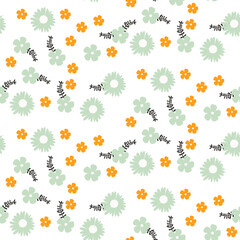 summer floral background Vector seamless. leaf pattern Seamless pattern hand-drawn with tropical leaves. floral seamless pattern with leaves The geometric pattern