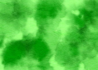 Fototapeta na wymiar 緑の滲んだ和紙のテクスチャ背景画像