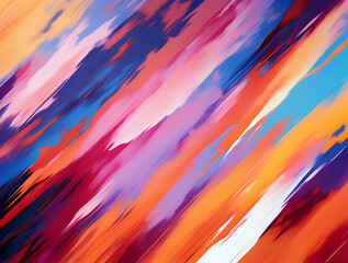  Vibrant dynamic art. Full color flow wave trendy background.