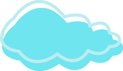 cloud vector shape
