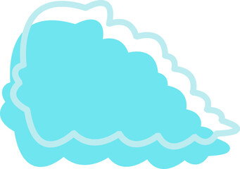 cloud vector shape
