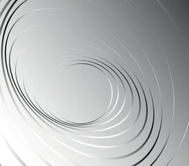 Obraz premium black and white spiral