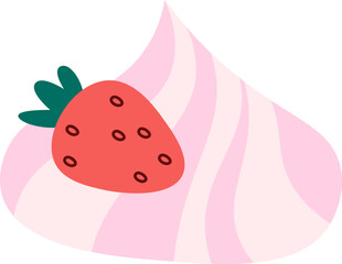 Cream With Strawberry