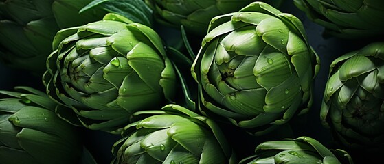 Fototapeta premium Verdant Artichoke Splendor