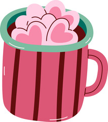 Coffee Cup With Marshmallow