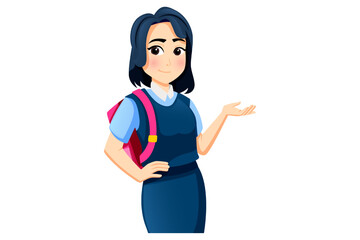 Back to School Character Design Illustration