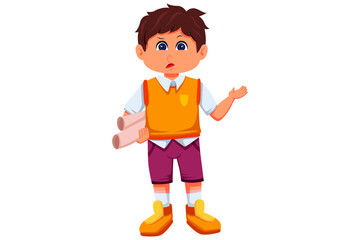 Back to School Character Design Illustration