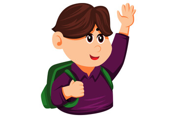 Back to School Character Design Illustration