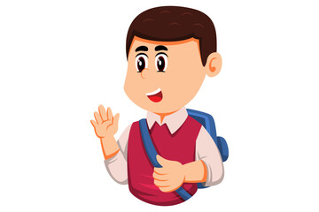 Back to School Character Design Illustration