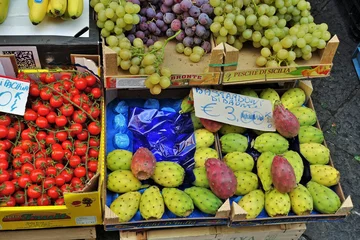 Poster Fruit market, Palermo, Sicily, Italy, Europe © abc foto