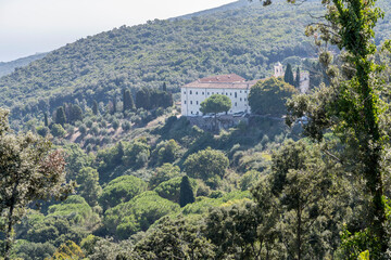 Fototapeta na wymiar Passionisti convent, Monte Argentario, Italy
