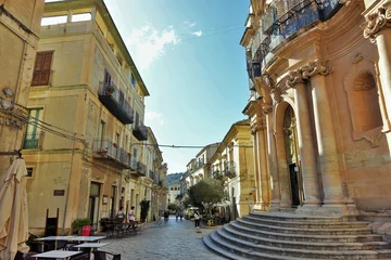 Foto op Plexiglas Old building pillars, Palermo, Sicily, Italy, Europe © abc foto