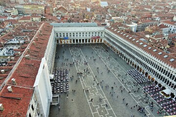 St. Mark’s Square, Piazza San Marco, Venice, Veneto, Italy, Europe, Italian, European