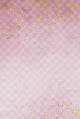 和紙のに金箔が散った背景イラスト。正月、年賀状最適