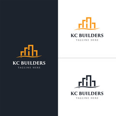 Vector Real Estate Logo Design Template Elements. Construction Architecture Building.