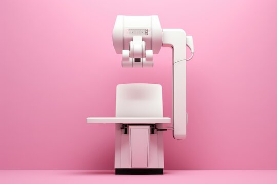 Fantastic modern mammography machine or mammogram for women. X-ray machine in laboratory for screening breast cancer